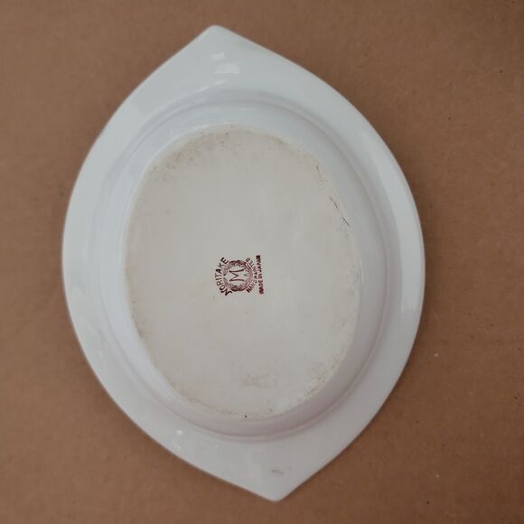 Antique c. 1918 Noritake Morimura Japan Handpainted Lemon Bowl with Ring Handle - Picture 3 of 7